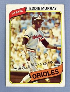 1980 Topps #160 Eddie Murray HOF ROY Orioles Indians Dodgers