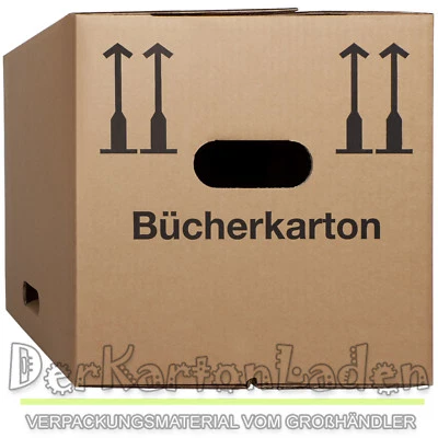 KK VERPACKUNGEN © 50 neue Umzugskartons Versandfrei Bücherkartons ***