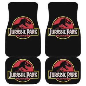 Jurassic Park Car Floor Mats Dinosaur Movie Auto Decor Gift For Film Fans - Bild 1 von 1