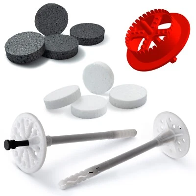 WDVS Dämmstoffdübel  LTX Ø8 Ø10 + Styropor Rondelle + Styropor Fräser Fräse - Bild 1 von 4