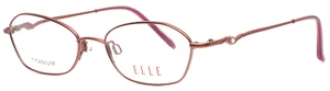 ELLE EL18586 PK Pink Womens Oval Full Rim Eyeglasses 48-17-135 B:30 - Picture 1 of 16
