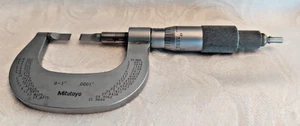 RARE MITUTOYO 0-1" NO. 122-125 BLADE MICROMETER .0001" - Picture 1 of 8