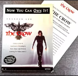 Kit de prensa The Crow Promo - fotos, diapositivas de papeleo - Imagen 1 de 7
