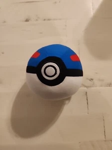 Pokémon Peluche Pokeball Juguete 4" Redondo Gran Bola Juguete 2018 Usado Limpiado - Imagen 1 de 2