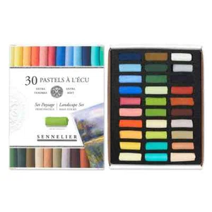 Sennelier Soft Demi Pastel Box Set. Professional Artists Pastels - 30 Paysages - Foto 1 di 1