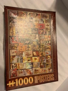 D-TOYS VINTAGE BICYCLE POSTERS 1000 piece jigsaw PUZZLE - Picture 1 of 2