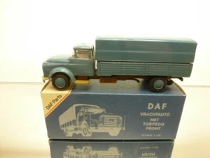 LION CAR 32 - DAF TORPEDO TRUCK - BLUE 1:50 - VERY GOOD CONDITION IN BOX - Imagen 1 de 7