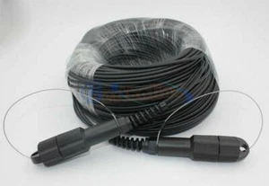 100M LC-LC SM 4 brins champ blindé TPU optique patch cordon câble tête étanche - Photo 1/4