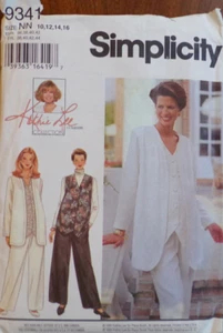 Simplicity Sewing Pattern 9341 Kathie Lee Maternity Pants Vest Jacket Size 10-16 - Picture 1 of 6
