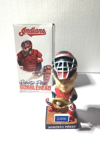 2021 ROBERTO PEREZ SGA BOBBLEHEAD CLEVELAND INDIANS MLB NEW w/ BOX - Picture 1 of 3