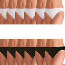 Pompadour Damen Bikinislips Slips 100% Bio Baumwolle flache Abschlüsse | 6 Stück