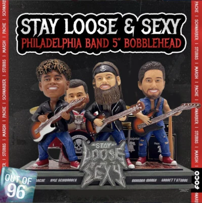 Philadelphia Stay Loose and Sexy Band Bobblehead!  NIB In Hand Ltd Edition of 96 - Image 1 of 4