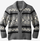 Men's Long Sleeve Cardigan Sweater Jacket Coat Outwear Knit Casual Winter Warm
