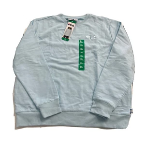 Fila French Terry Rundhalsausschnitt Damen Sweatshirt NEU Kristallblau X-LARGE NEU (Mark) - Bild 1 von 16