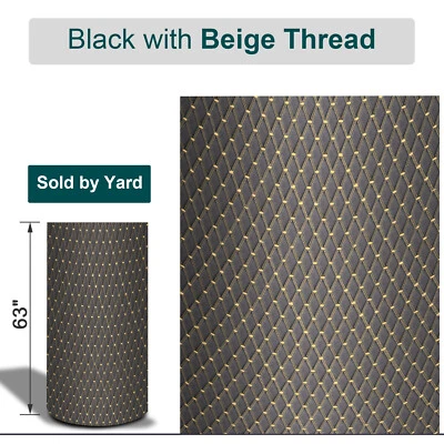 63英寸绗缝人造皮革织物泡沫支撑汽车头衬内饰按码划分 — 第 1/4 张图片