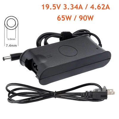 AC Adapter Charger for Dell Inspiron 5521 5537 5523 Laptop Power Supply Cord 90W - Image 1 of 4