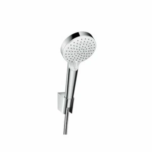 hansgrohe Crometta Vario Handbrause inkl. Brausehalter 2 Strahlarten weiß/chrom - Bild 1 von 3