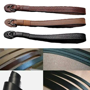 Hecha a mano 20cm Cuero Real Correa de Cámara para Película De Colección Cámara EVIL - Imagen 1 de 18