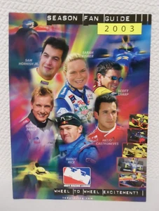 2003 IRL Indy Racing League Season Fan Guide with driver card inserts - Picture 1 of 6