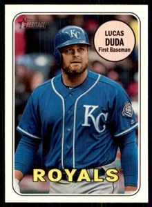 2018 Topps Heritage Lucas Duda Kansas City Royals #588 - Picture 1 of 2