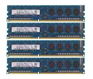 Hynix DDR3 RAM 8 GB 4x 2 GB 1Rx8 PC3-10600U 1333Mhz Desktop Memory Low Density - Picture 1 of 6