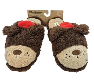 Dearfoams Cozy Comfort Unisex Critter Snowbear Scuff Slippers Size W 7-8 & M 5-6 - Picture 1 of 7