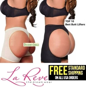 La Reve BOOTY LIFT BUTT LIFTER SHAPER PANTY Slim TUMMY CONTROL BOYSHORTS - Picture 1 of 23