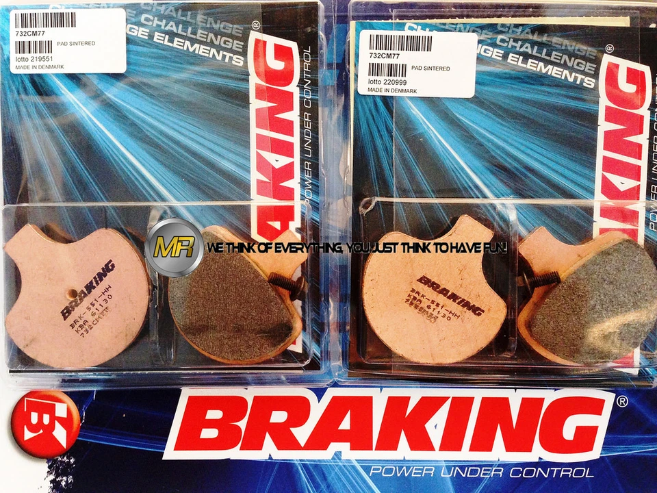 PARA HARLEY DAVIDSON FLTR/I ROAD GLIDE 1450 1999 99 PASTILLAS DE FRENO DELANTERAS SINTERIZADAS SUJETADOR Foto 1 de 1