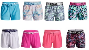 New Under Armour Girls Play Up Printed Shorts Pick Size and Color - Picture 1 of 38
