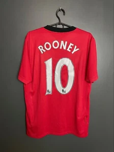 Manchester United 2009/2010 Home Football Shirt #10 Rooney Fußball Trikot Größe M - Bild 1 von 12