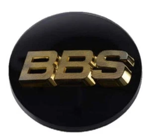 BBS Center Cap 70.6mm Black/Gold (4-tab) (56.24.120) - Picture 1 of 1