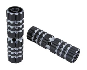 ALTALINE Alloy Bicycle Black 661 Pegs 24/26t W=1.10" I=4 1/2 Front & Rear (F&R) - Picture 1 of 1