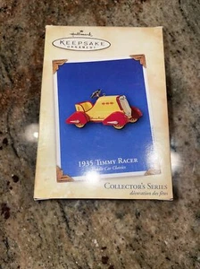 2004 HALLMARK 1935 TIMMY RACER #11 KIDDIE CAR CLASSIC CHRISTMAS ORN. T2878 - Picture 1 of 2