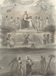 c. 1860s French Catholic Booklet - Sainte Cité - Divin Enfant - Letaille Paris - Picture 1 of 6