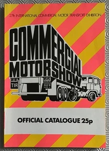 COMMERCIAL MOTOR SHOW 1974 Official Catalogue 27th International Exhibition - Picture 1 of 7