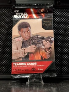 2015 Topps Star Wars: The Force Awakens Series 1 Unopened Pack - Picture 1 of 2