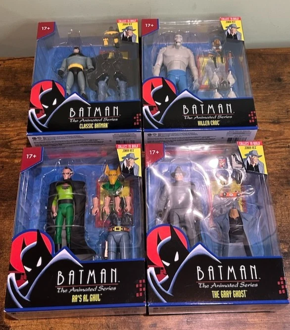 McFarlane Jonah Hex BAF Batman la Serie Animada 4 JUEGO DE FIGURAS Fantasma Gris Lote Foto 1 de 4