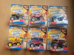 Monster Jam Trucks Mixed Lot Of 6 NOS Rare Topps Trading Cards 2012 Hot Wheels  - Bild 1 von 9