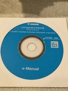 Canon ImageRunner Advance e-Manual FT6-0824 CD - CD ONLY IN VERY GOOD CONDITION! - Picture 1 of 1