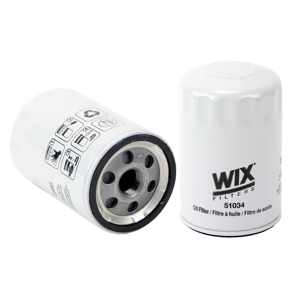 51034 WIX Oil Filter for Chevy Van Truck Luv Toyota Wagon Ford Fiesta Corolla MG - Image 1 of 1