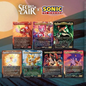 PREORDER CONFIRMED!!! Secret Lair x Sonic: Friends & Foes Non Foil SEALED!! MTG - Picture 1 of 8