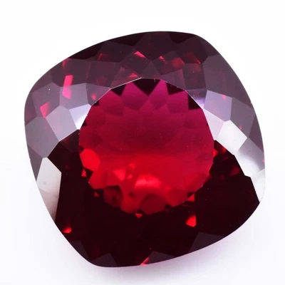 FLAWLESS 15.3 Ct Natural Cushion RED-PINK Ruby CERTIFIED Stunning Loose Gemstone - Image 1 of 4