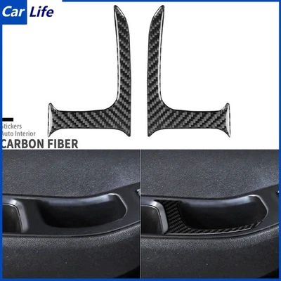 Marco de panel de almacenamiento de puerta trasera de fibra de carbono real para Chevrolet Traverse 2018-2023 Foto 1 de 4