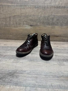 Botas chukka Clarks Edgewick de cuero marrón para hombre talla 9,5 - Imagen 1 de 8