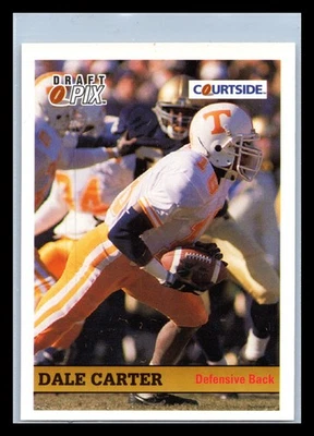 1992 Courtside Draft Pix #10 Dale Carter Tennessee Volunteers - Image 1 of 2