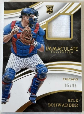 2016 Immaculate Collection Patch Kyle Schwarber /99 - Image 1 of 2