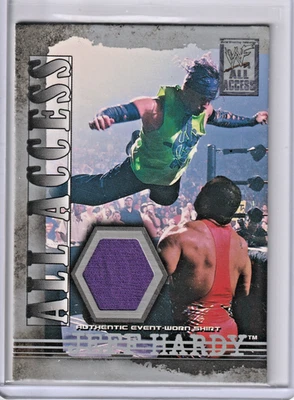 Parche de camisa Fleer WWF 2002 Jeff Hardy All Access auténtico usado en eventos #AAM-JH Foto 1 de 2