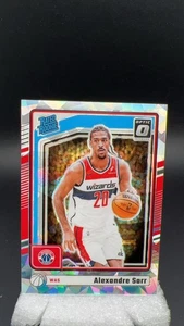 2024-25 Panini Donruss Optic Alexandre Sarr RC Cracked Ice /25 Wizards #17230 S - Picture 1 of 2