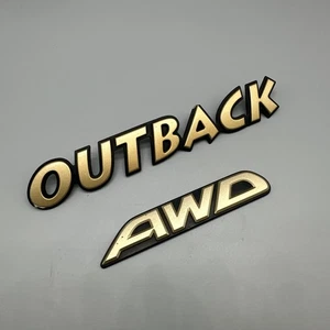 00-04 Subaru Outback AWD Legacy Emblem Trunk Tailgate Logo Badge  OEM - Bild 1 von 3