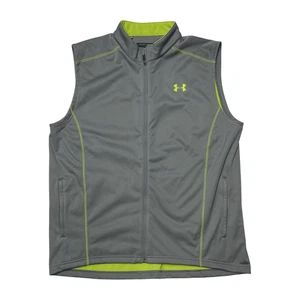 Under Armour Vest Mens 2XL Full Zip Sleeveless Fleece Lined Outdoor Athletic - Picture 1 of 8